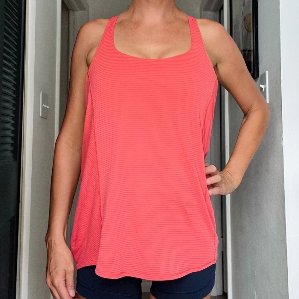 Lululemon Wild tank Women's Coral atomic red Tank Top 6